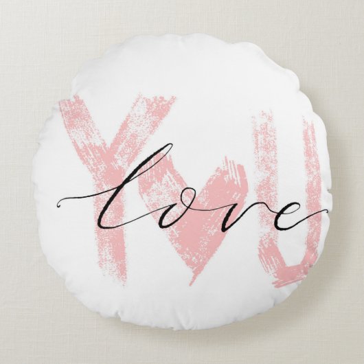 rundes Kissen (Vorderseite)