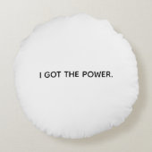 Rundes Kissen (Rückseite)