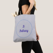 Rundes Kreisdesign mit Monogramm Tasche (Von Nahem)
