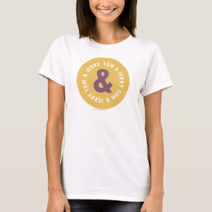 Rundes Logo 3 Toms und Jerry T-Shirt