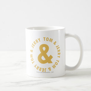 Rundes Logo 4 Toms und Jerry Kaffeetasse