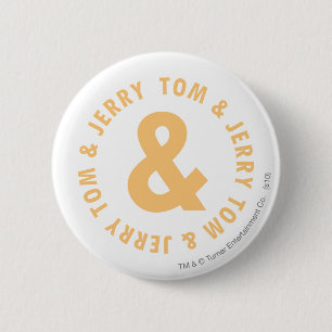Rundes Logo 6 Toms und Jerry Button