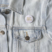 Rundes Marmorzitat-Abzeichen Button (Beispiel)