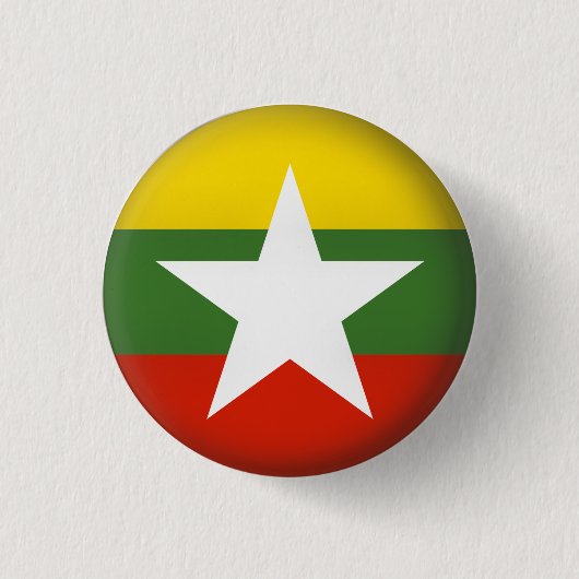 Rundes Myanmar Button (Vorderseite)