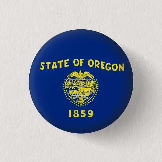 Rundes Oregon Button (Vorderseite)