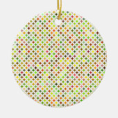 Rundes Ornament mit einem geometrischen Muster (Vorne)