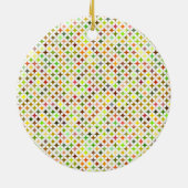 Rundes Ornament mit einem geometrischen Muster (Hinten)