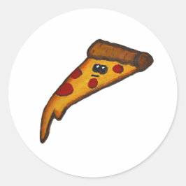 Rundes Pizza-Aufkleber Runder Aufkleber