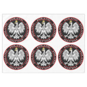 Rundes polnisches Eagle Tischdecke (Vorderseite (Horizontal))