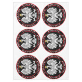 Rundes polnisches Eagle Tischdecke (Vorderseite)