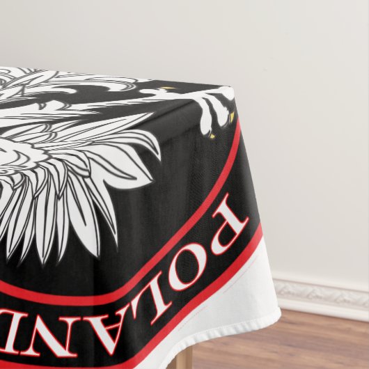 Rundes polnisches Eagle Tischdecke (Beispiel)