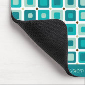 Rundes quadratisches Muster Mousepad (Ecke)