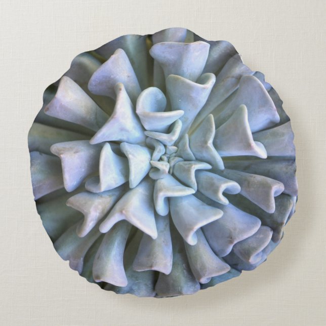 Rundes saftiges Wurfs-Kissen Rundes Kissen (Rückseite)