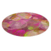 rundes Schneidebrett der glücklichen Häuser (Ecke)