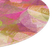 rundes Schneidebrett der glücklichen Häuser (Ecke)