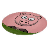 Rundes Schwein Schneidebrett (Ecke)