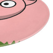 Rundes Schwein Schneidebrett (Ecke)