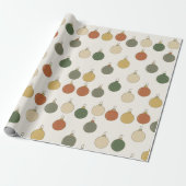 Rundes Trottelchen-Muster Geschenkpapier (Ungerollt)