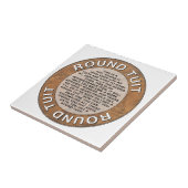 Rundes Tuit Fliese (Seite)