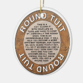 Rundes Tuit Keramikornament (Links)