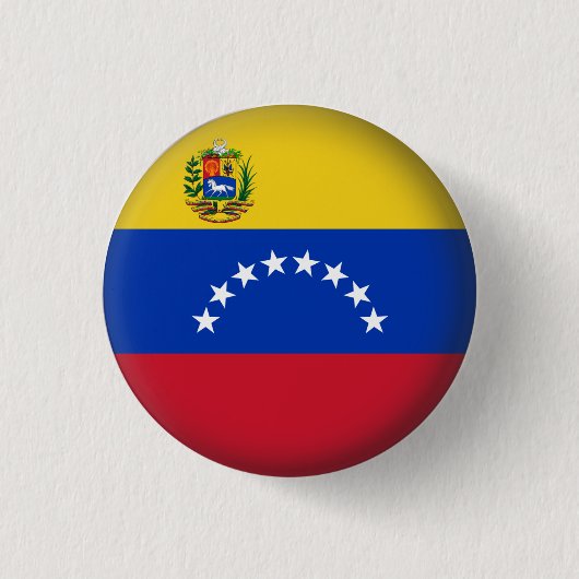 Rundes Venezuela Button (Vorderseite)