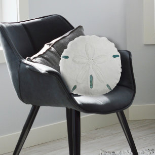 Rundes Weißes Sand-Dollar-Home-Decor-Kissen Kissen