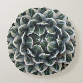 Rundes Wurfskissen der Agave, Baumwolle (16") Kissen