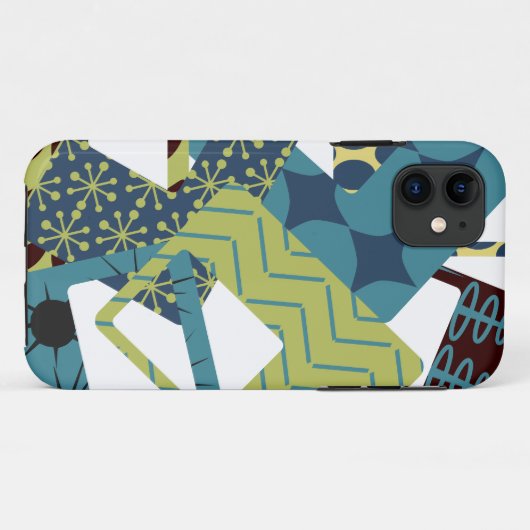 Rundete moderne Rechtecke aus dem Mittelalter Case-Mate iPhone Hülle (Rückseite (Horizontal))