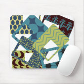 Rundete moderne Rechtecke aus dem Mittelalter Mousepad (Mit Mouse)