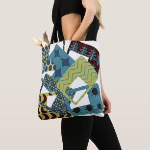 Rundete moderne Rechtecke aus dem Mittelalter Tasche