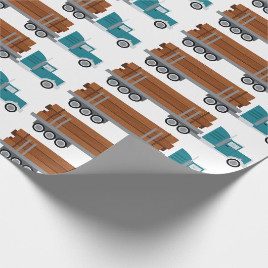 Rundfahrt Geschenkpapier (Ecke)