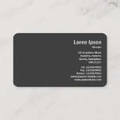 Rundfarben Abstrakt 160422(04) Foto Visitenkarte (Rückseite)