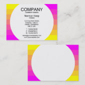 Rundfeld - Farbübergang 01 Visitenkarte (Vorne/Hinten)