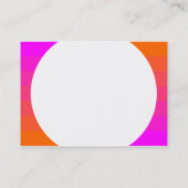 Rundfeld - Farbübergang 02 Visitenkarte (Rückseite)