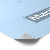 Rundfenster Poster (Ecke)