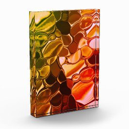 Rundformen, die von rot zu grün übergehen fotoblock