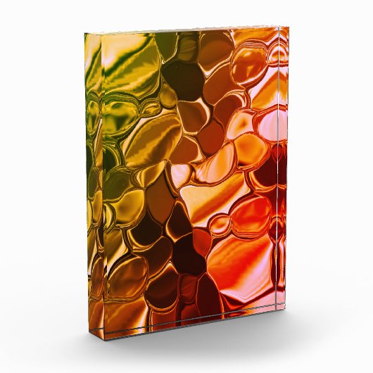 Rundformen, die von rot zu grün übergehen fotoblock (Links)