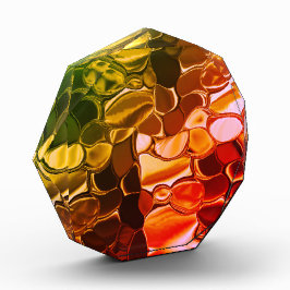 Rundformen, die von rot zu grün übergehen fotoblock