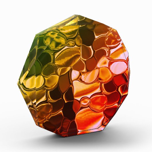 Rundformen, die von rot zu grün übergehen fotoblock (Links)