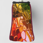 Rundformen, die von rot zu grün übergehen golf headcover (Rotieren 90)