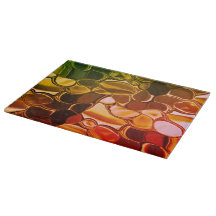 Rundformen, die von rot zu grün übergehen