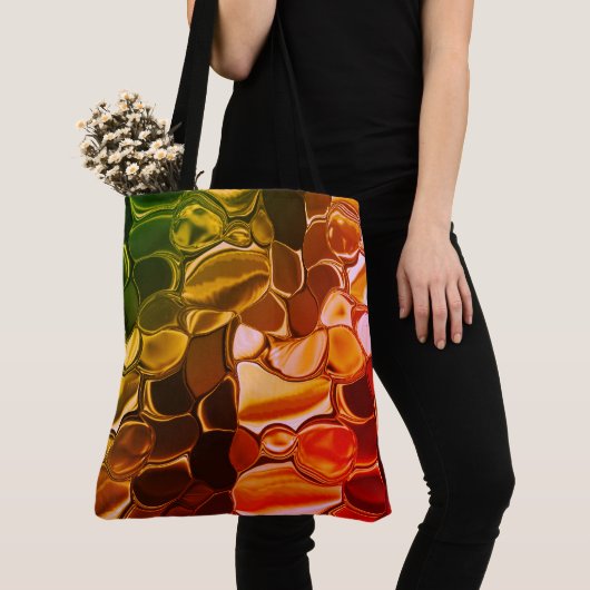 Rundformen, die von rot zu grün übergehen tasche (Von Nahem)