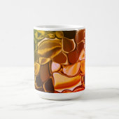 Rundformen, die von rot zu grün übergehen verwandlungstasse (Zentrum)