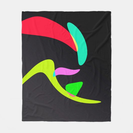 Rundformen Fleecedecke (Vorderseite)