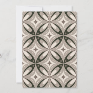Rundformen in Beige und Braun Save The Date
