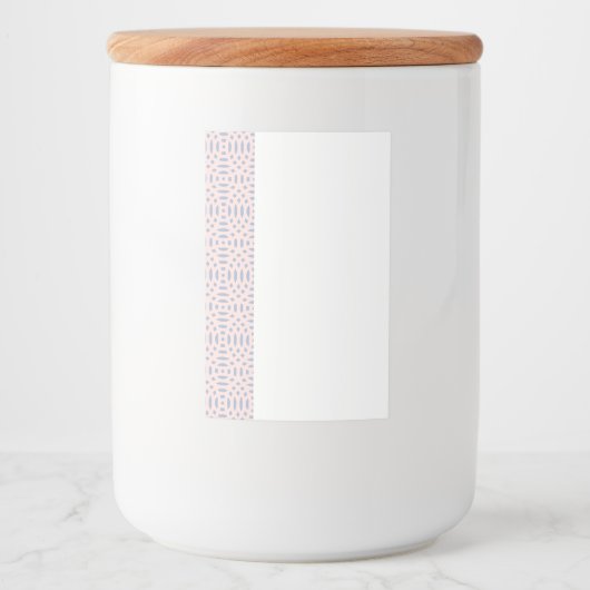 Rundformen nahtlos lebensmitteletikett (Vorderseite)