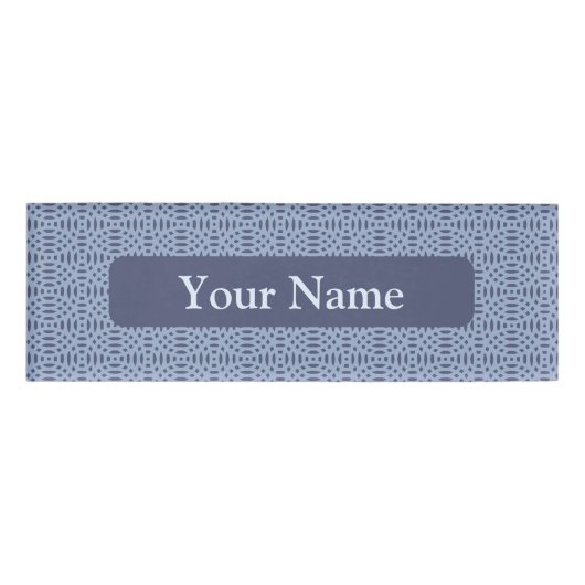 Rundformen nahtlos namenschild (Vorderseite)