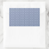Rundformen nahtlos rechteckiger aufkleber (Tasche)