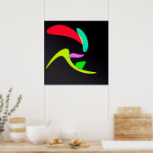 Rundformen Poster (Küche)