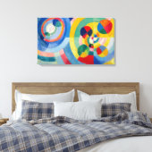 Rundformen | Robert Delaunay | Leinwanddruck (Insitu (Schlafzimmer))